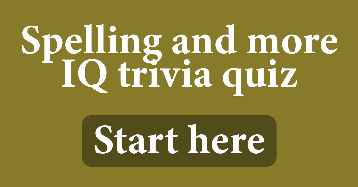 IQ Test Spelling And More iq-test-spelling-and-more