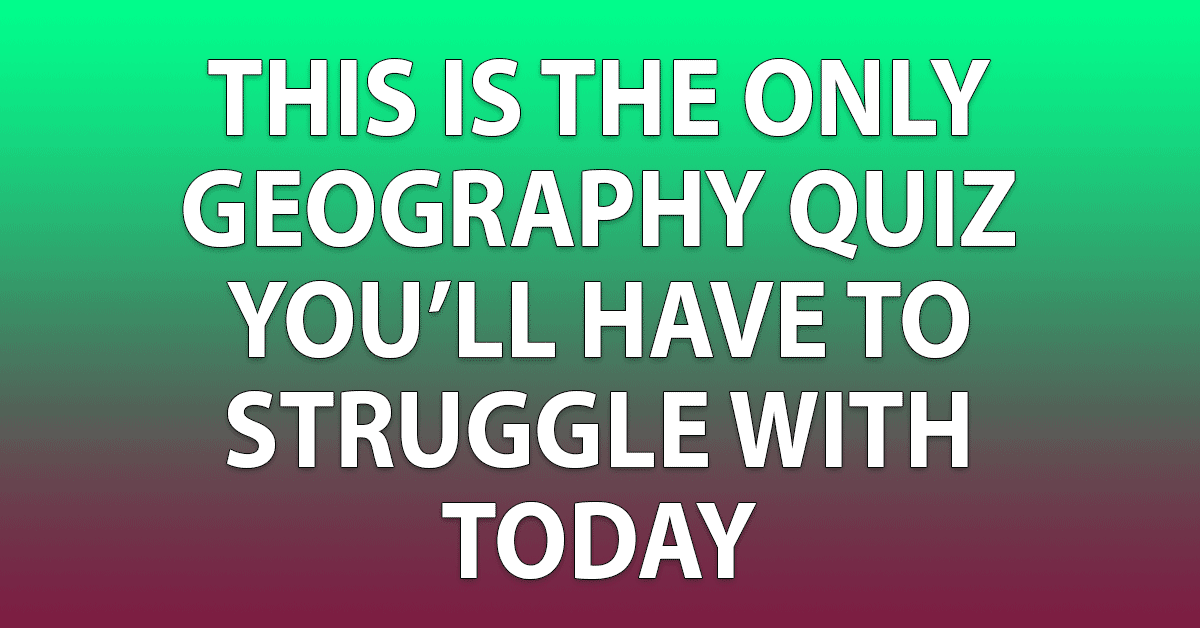 World Geography Quiz